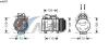 AVA QUALITY COOLING MSK087 Compressor, air conditioning