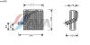 AVA QUALITY COOLING VWV030 Evaporator, air conditioning