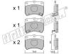 fri.tech. 379.0 (3790) Brake Pad Set, disc brake