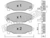 fri.tech. 388.0 (3880) Brake Pad Set, disc brake