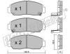 fri.tech. 478.0 (4780) Brake Pad Set, disc brake