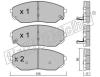 fri.tech. 531.0 (5310) Brake Pad Set, disc brake