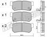 fri.tech. 535.0 (5350) Brake Pad Set, disc brake