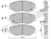 fri.tech. 622.0 (6220) Brake Pad Set, disc brake