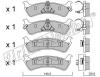 fri.tech. 700.0 (7000) Brake Pad Set, disc brake
