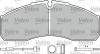 VALEO 541663 Brake Pad Set, disc brake