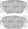 VALEO 598536 Brake Pad Set, disc brake