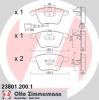 ZIMMERMANN 23801.200.1 (238012001) Brake Pad Set, disc brake
