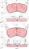 TRW GDB1036 Brake Pad Set, disc brake