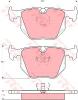 TRW GDB1119 Brake Pad Set, disc brake