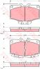 TRW GDB1133 Brake Pad Set, disc brake