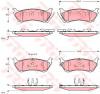 TRW GDB1379 Brake Pad Set, disc brake