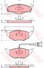 TRW GDB1474 Brake Pad Set, disc brake