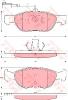 TRW GDB1486 Brake Pad Set, disc brake