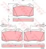 TRW GDB1519 Brake Pad Set, disc brake