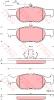 TRW GDB1564 Brake Pad Set, disc brake
