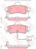 TRW GDB1581 Brake Pad Set, disc brake