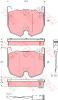 TRW GDB1599 Brake Pad Set, disc brake