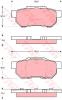 TRW GDB3113 Brake Pad Set, disc brake