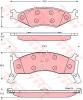 TRW GDB3123 Brake Pad Set, disc brake