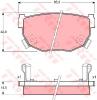 TRW GDB3143 Brake Pad Set, disc brake