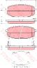 TRW GDB3384 Brake Pad Set, disc brake