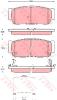 TRW GDB3417 Brake Pad Set, disc brake