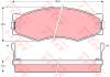 TRW GDB367 Brake Pad Set, disc brake