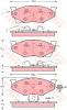 TRW GDB4008 Brake Pad Set, disc brake