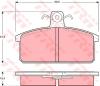 TRW GDB657 Brake Pad Set, disc brake