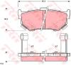TRW GDB884 Brake Pad Set, disc brake