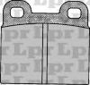 LPR 05P025 Brake Pad Set, disc brake
