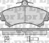 LPR 05P1221 Brake Pad Set, disc brake