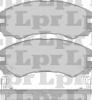 LPR 05P658 Brake Pad Set, disc brake