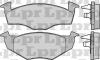 LPR 05P667 Brake Pad Set, disc brake
