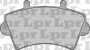 LPR 05P884 Brake Pad Set, disc brake