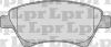 LPR 05P911 Brake Pad Set, disc brake