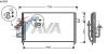 AVA QUALITY COOLING HY5059 Condenser, air conditioning