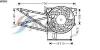 AVA QUALITY COOLING OL7515 Fan, radiator
