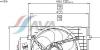 AVA QUALITY COOLING VW7506 Fan, radiator