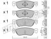 fri.tech. 368.0 (3680) Brake Pad Set, disc brake