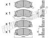 fri.tech. 472.0 (4720) Brake Pad Set, disc brake