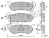 fri.tech. 643.0 (6430) Brake Pad Set, disc brake