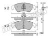 fri.tech. 791.0W (7910W) Brake Pad Set, disc brake