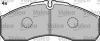 VALEO 541663 Brake Pad Set, disc brake