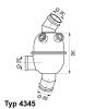 WAHLER 4345.80 (434580) Thermostat, coolant