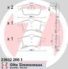 ZIMMERMANN 23832.200.1 (238322001) Brake Pad Set, disc brake