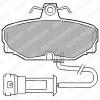 DELPHI LP557 Brake Pad Set, disc brake