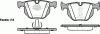 REMSA 0381.61 (038161) Brake Pad Set, disc brake