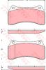 TRW GDB1512 Brake Pad Set, disc brake